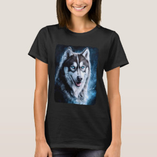 Funny Husky Dog Design for Dog Lover T-Shirt