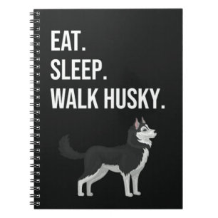 Funny Husky Mom Gifts Siberian Dog Dad Lover Pet Notebook