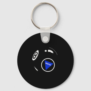 Funny Hustle 8 Ball For Men And Women Cool Working Keychain
