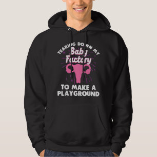 Funny Hysterectomy For Women Girls Endometriosis R Hoodie