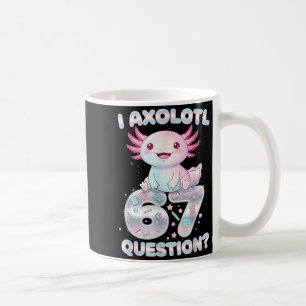 Funny I Axolotl 67 Questions Six Seven Axolotl Boy Coffee Mug