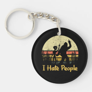 funny i hate people womens tshirts keychain