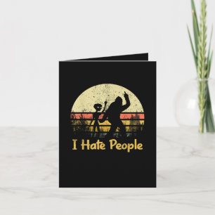 funny i hate people womens tshirts note card