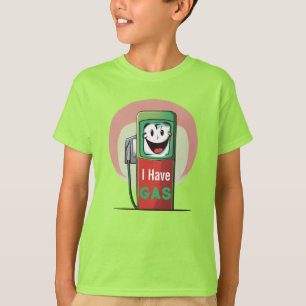 Funny I Have Gas Cartoon T-Shirt