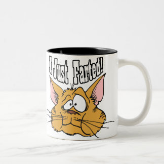 Funny I Just Farted Rude Gifts Two-Tone Coffee Mug