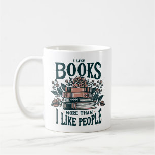 Funny I Like Books Coffee Mug