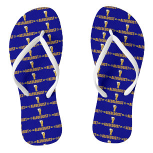 Funny I Love Beer Flip Flops