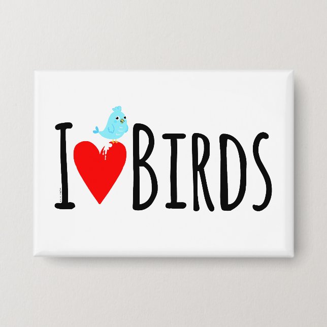  Funny I Love Birds  (Front)