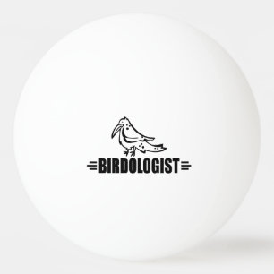 Funny I Love Birds Ping Pong Ball