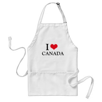 Funny I LOVE CANADA Fathers Day Dad gift BBQ