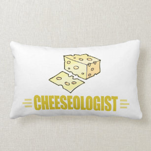 Funny I Love Cheese Lumbar Pillow