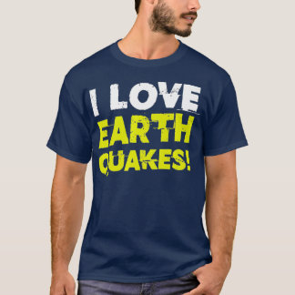 Funny I Love Earthquakes Earthquake Fan Premium T-Shirt