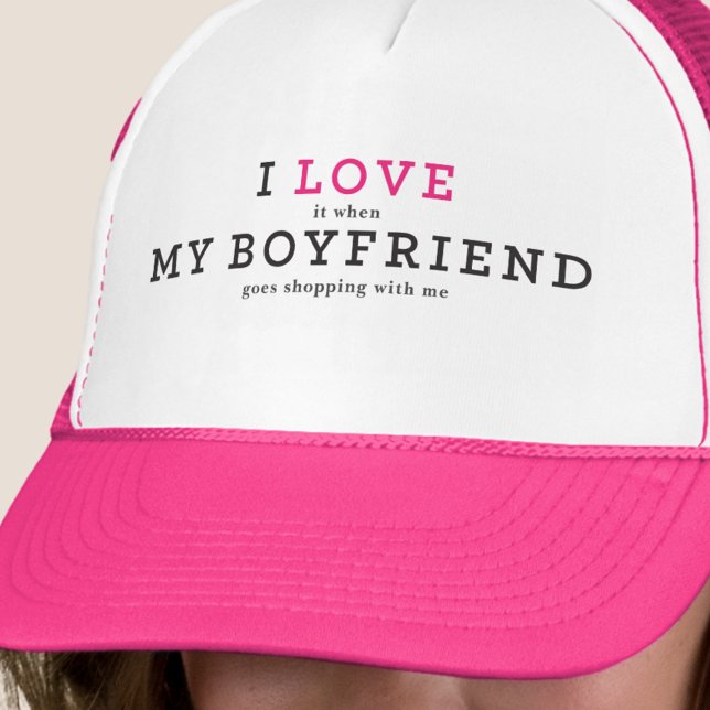 Funny I Love It When My Boyfriend Trucker Hat (Creator Uploaded)