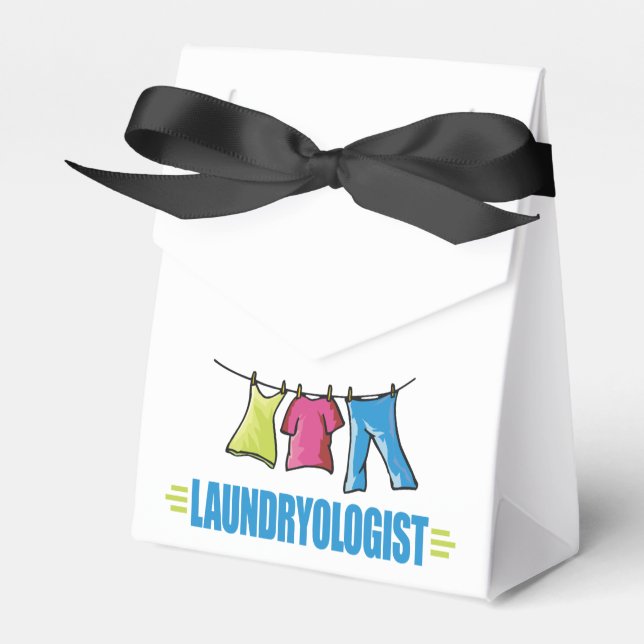 Funny I Love Laundry Favor Box (Front Side)