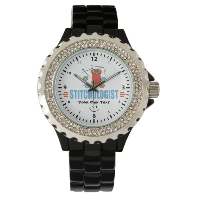 Funny I Love Sewing Watch (Front)