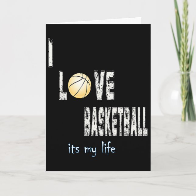 Funny I Love Sketll  Card (Front)