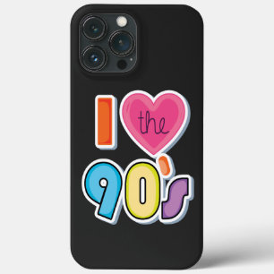 Funny I Love The 90's, 1990's Theme Party  iPhone 13 Pro Max Case
