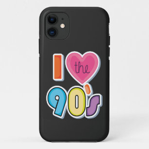 Funny I Love The 90's, 1990's Theme Party  iPhone 11 Case