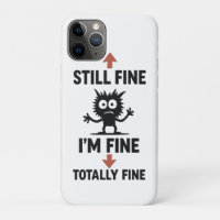 Funny “I’m Fine” Arrows Cartoon T-Shirt