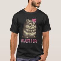 Funny I m just a girl sad hamster meme coquette bo