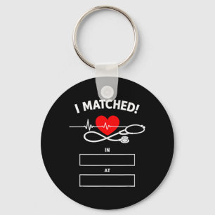 Funny I Matched Match Day 2026 Resident Doctor Keychain