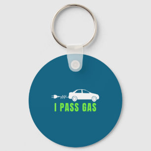 Funny I P Gas Electric Car I Love Evs Electri  Keychain