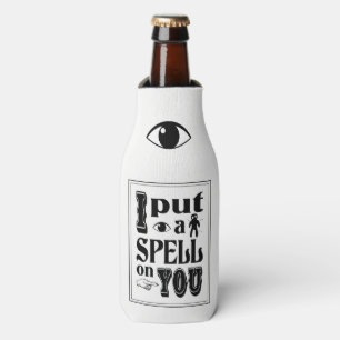 Funny I PUT A SPELL ON YOU Halloween Bottle Cooler
