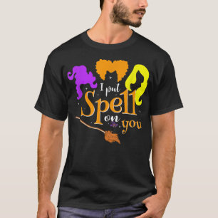 Funny I Put A Spell On You Halloween Witch Corn Ca T-Shirt