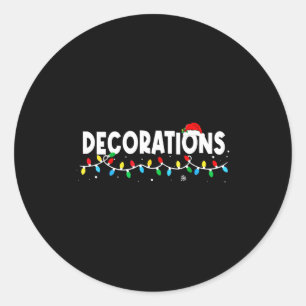 Funny I Put The D In Decorations Matching Couples Classic Round Sticker