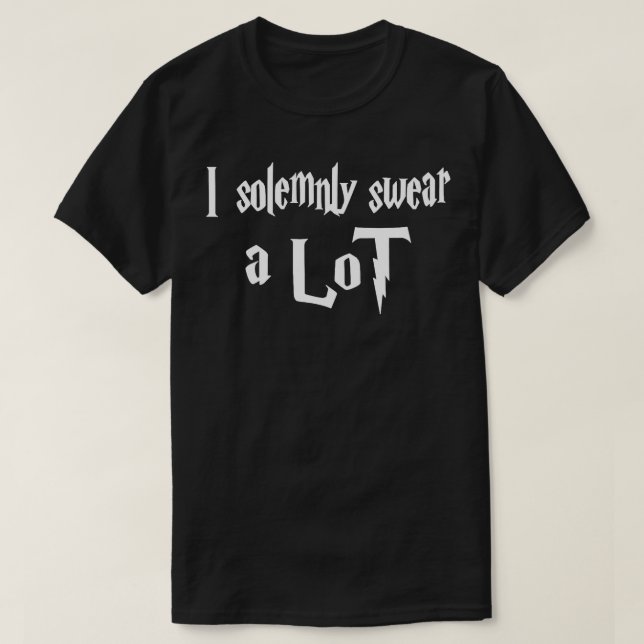 Funny I solemnly swear a lot Pullover Hoodie (Design devant)
