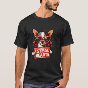 Funny I Steal Hearts Kids Mens Womens Chihuahua Va T-Shirt