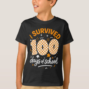 Funny I Survived 100 Days Of School Student Teache T-Shirt