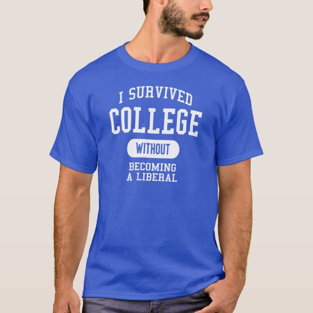 Funny - I Survived College T-Shirt (Front)