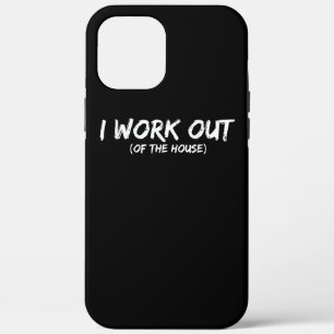 Funny I Workout Shirt For Gym Rats - Quarantine iPhone 12 Pro Max Case