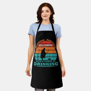 Funny Ice Fishing Apron