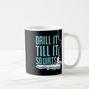 Funny Ice Fishing Design For Men Women Ice Fisher Coffee Mug
