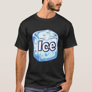 Funny Ice Halloween Pun Costume Easy Lazy Team Gro T-Shirt