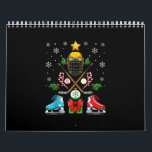 Funny Ice Hockey Christmas Ornament Tree Xmas Boys Calendar<br><div class="desc">Funny Ice Hockey Christmas Ornament Tree Xmas Boys</div>