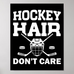 Funny Ice Hockey Design For Girls Women Ice Hockey Poster