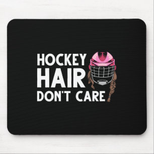 Funny Ice Hockey For Women Girls Field Hockey Helm Mouse Pad