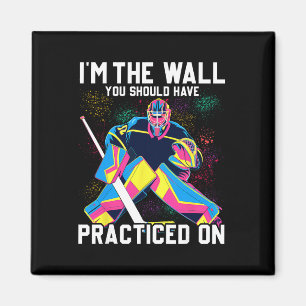 Funny Ice Hockey Goalie Ice Hockey Player Goalie Magnet