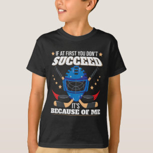 Funny Ice Hockey Goalie T-Shirt
