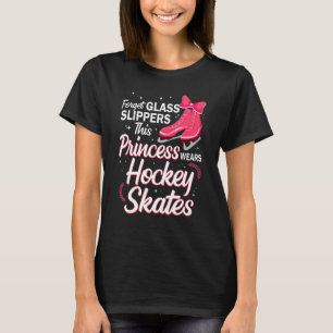 Funny Ice Hockey Player Hockey Tees For Kids Girls