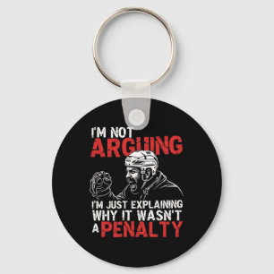 Funny Ice Hockey Player Sports Humor Keychain