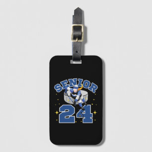 Funny Ice Hockey Senior 2024 Luggage Tag