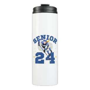 Funny Ice Hockey Senior 2024 Thermal Tumbler