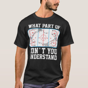 Funny Ice Hockey Tactics Classic T Shirt
