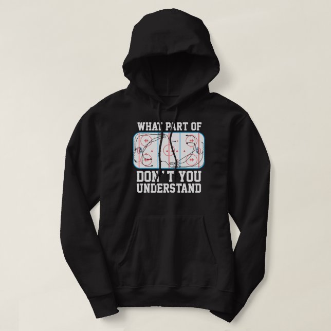 Funny Ice Hockey Tactics Classic T Shirt (Design Front)