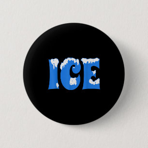 Funny Ice Shirt Halloween Costume Couples Ice Ice 2 Inch Round Button