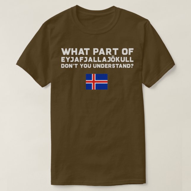 Funny Iceland T-Shirt (Design Front)